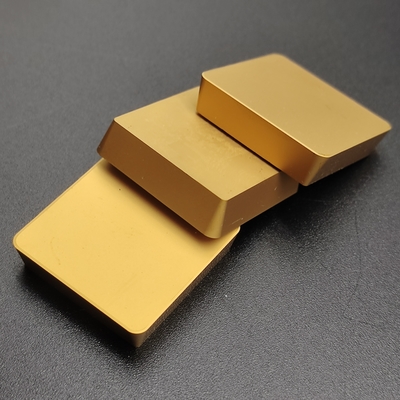 SPUN250620S 단단한 카바이드는 금 도금과 커터를 돌리는 카바이드 블레이드를 삽입합니다