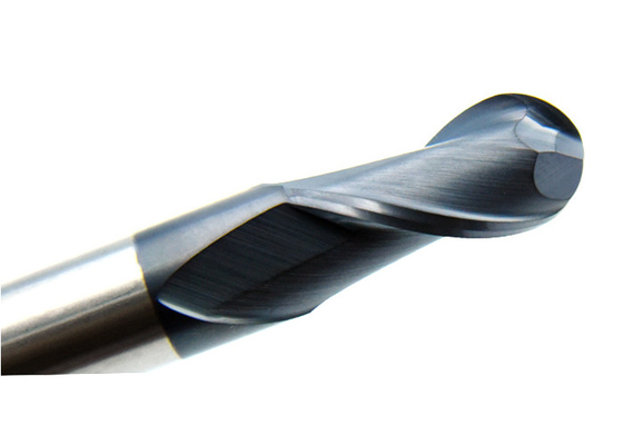 메텔 우즈 도구를 위한 6 밀리미터 단단한 카바이드 볼 코 단부 제분소 55 HCC 2 플루트
